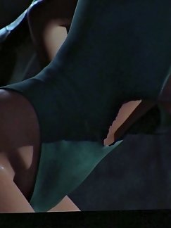 Lara Crofts game is getting intense and naughty